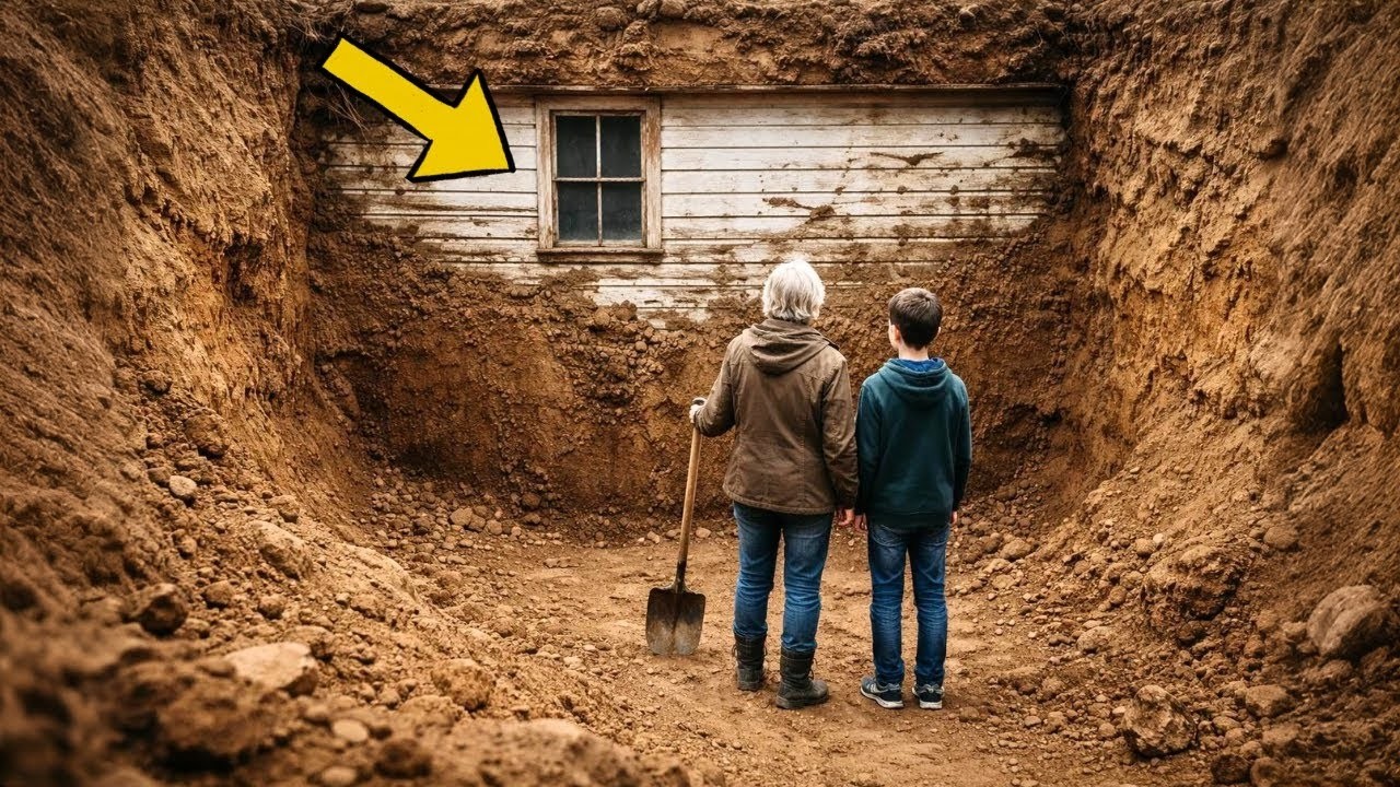 Viuda Abandonada Por Sus Hijos Descubre Una Casa Enterrada — Pero Lo Que Había Dentro…