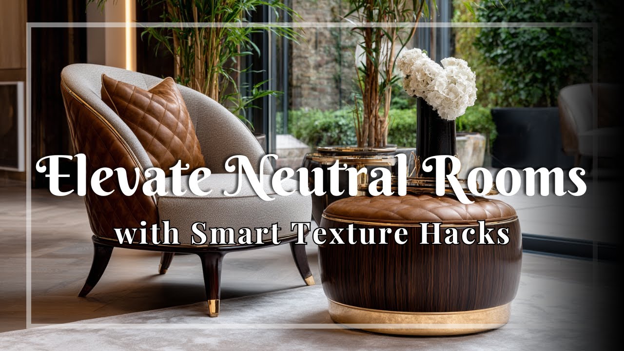 Beyond Beige: Adding Depth with Texture in Modern Interiors