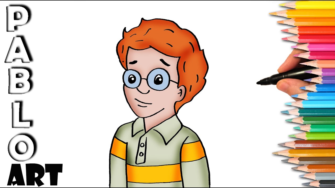How to draw Arnold Perlstein from The Magic School Bus | Learn to Draw step by step