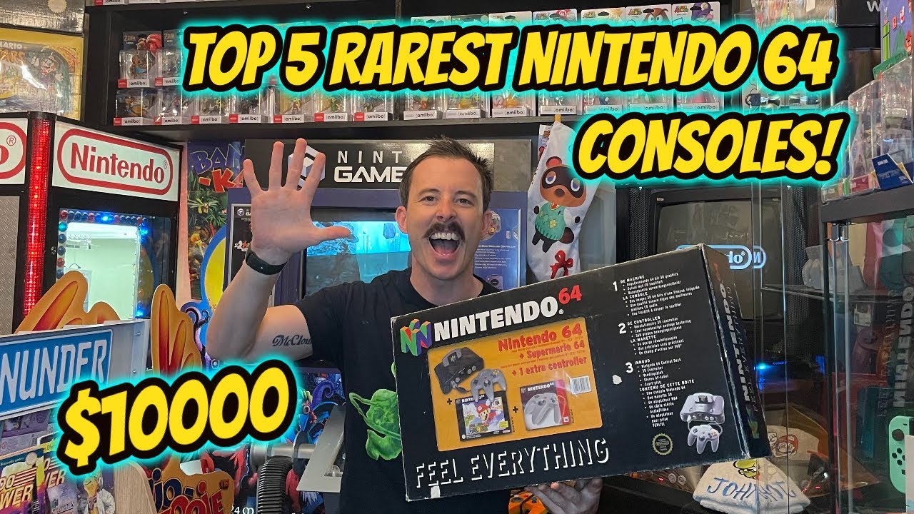 Top 5 rarest Nintendo 64 consoles