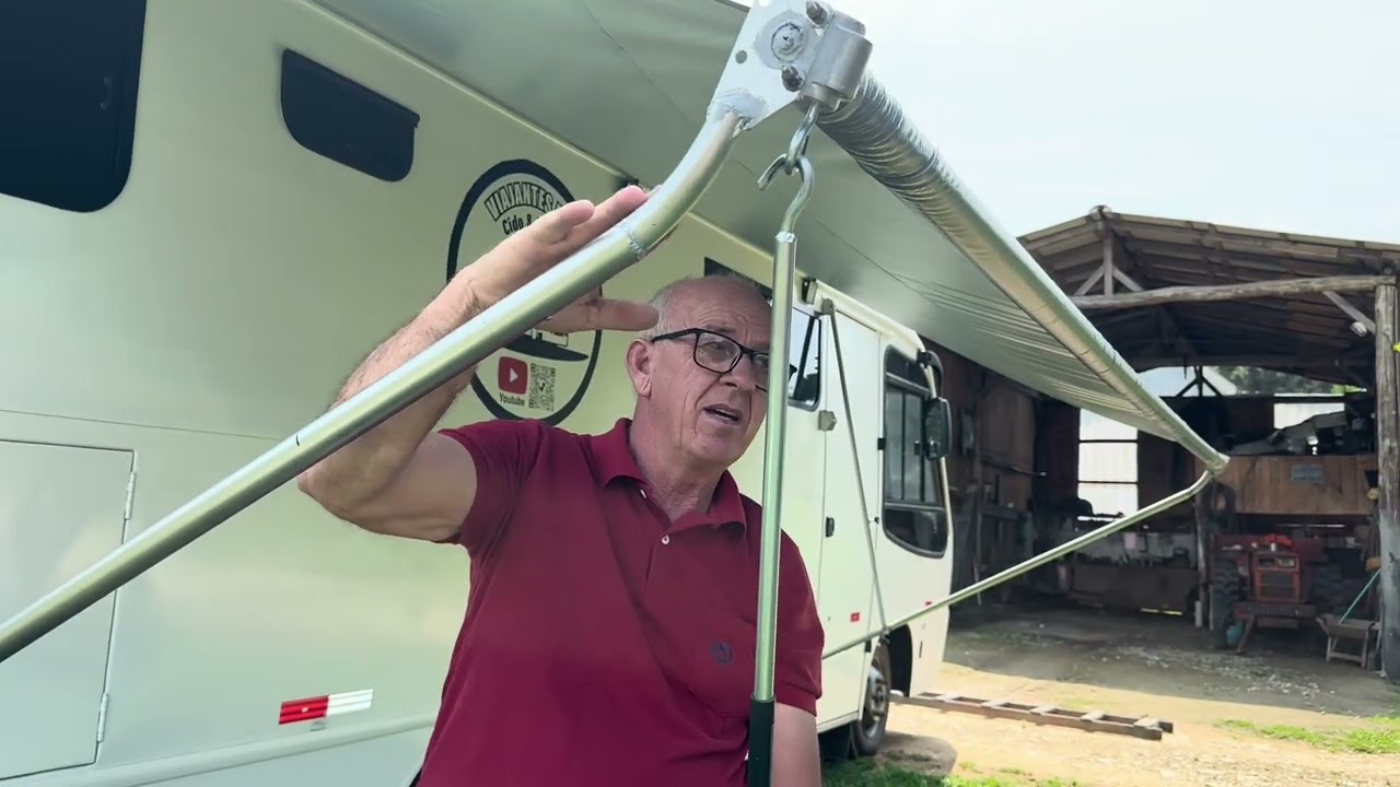 Fiz meu próprio Toldo para Motorhome