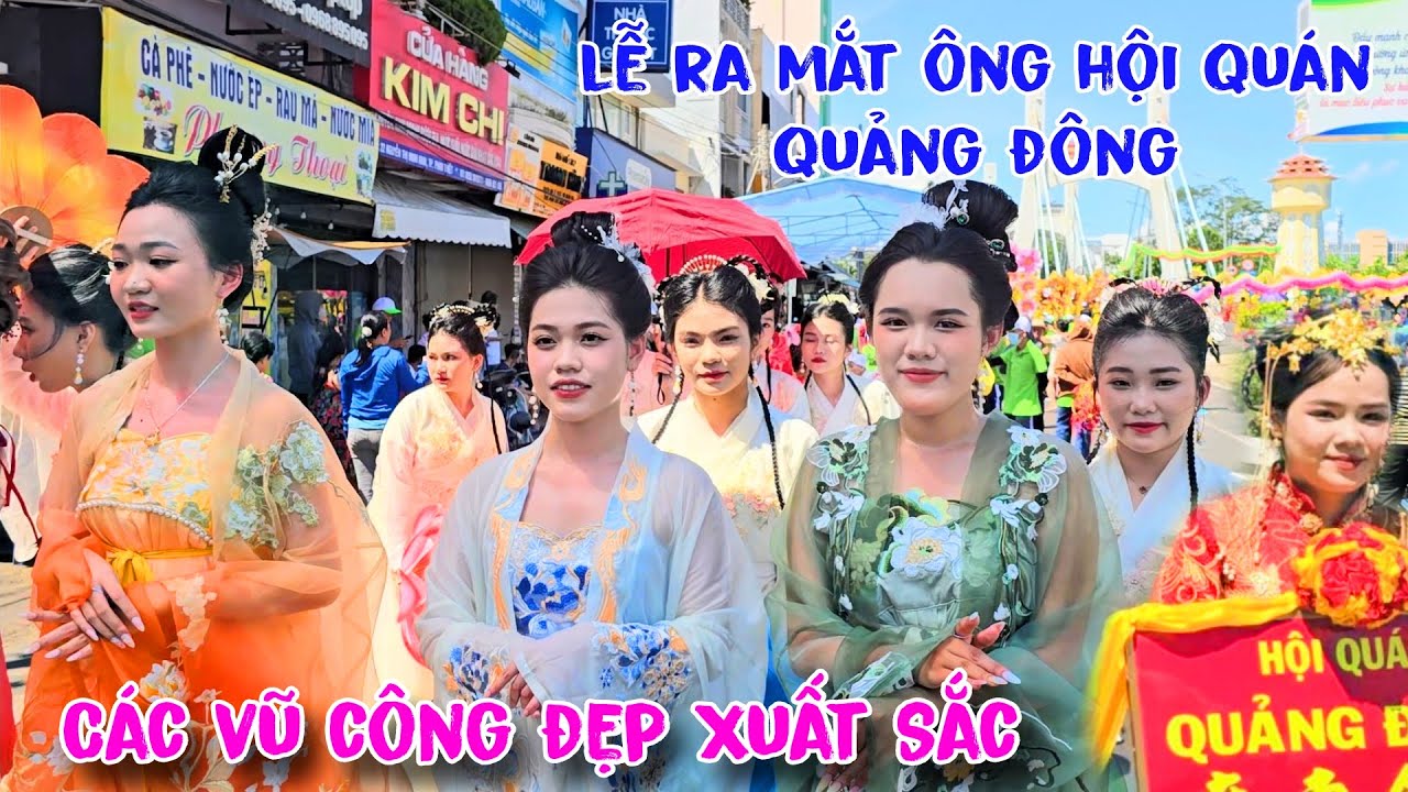 Hội Quán Quảng Đông Ra Mắt Ông - Vũ Công Tuyệt Đẹp Lễ Nghinh Ông Phan Thiết 2024