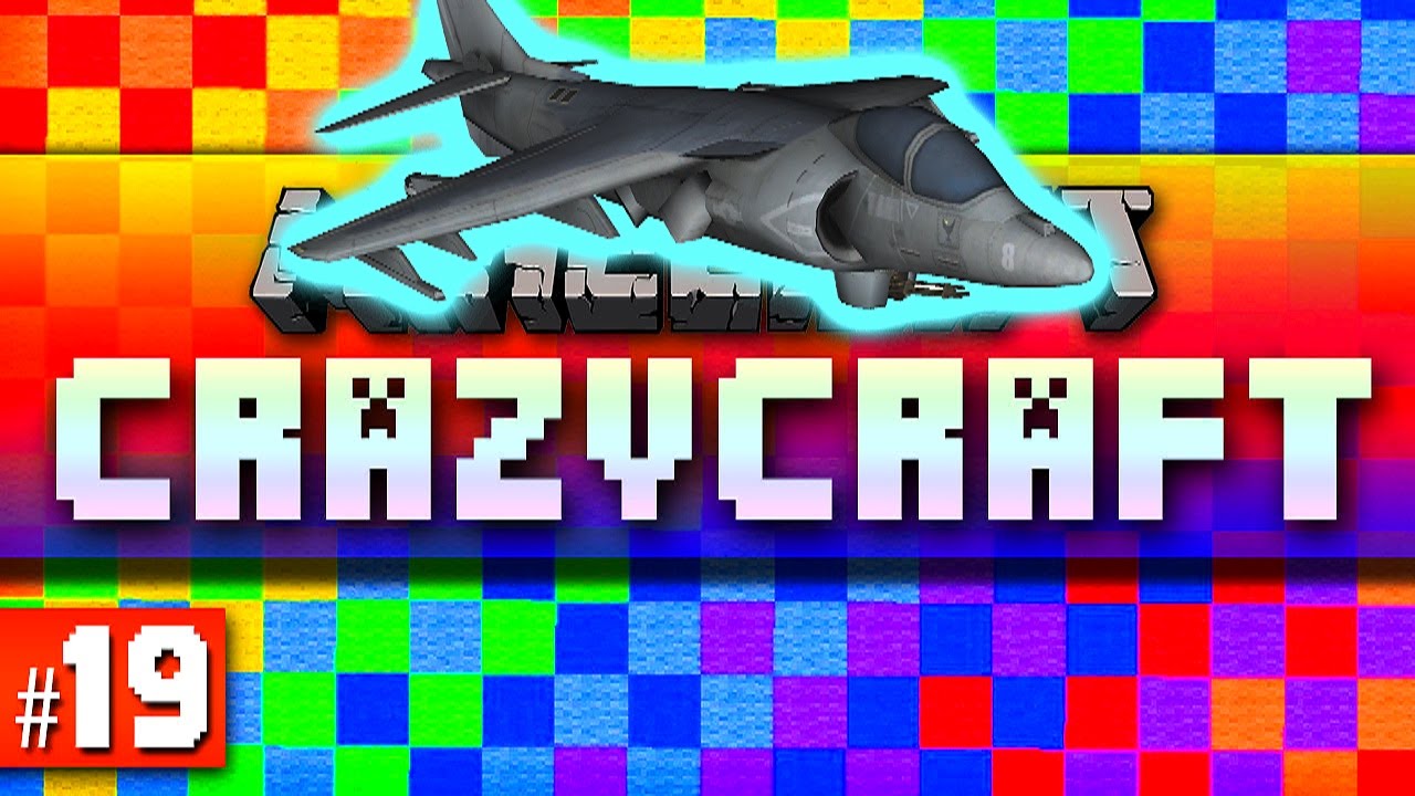 Моды Minecraft Crazy Craft #19 «ИСТРЕБИТЕЛИ!» от Vikkstar и Woofless (Minecraft Crazy Craft 2.0)