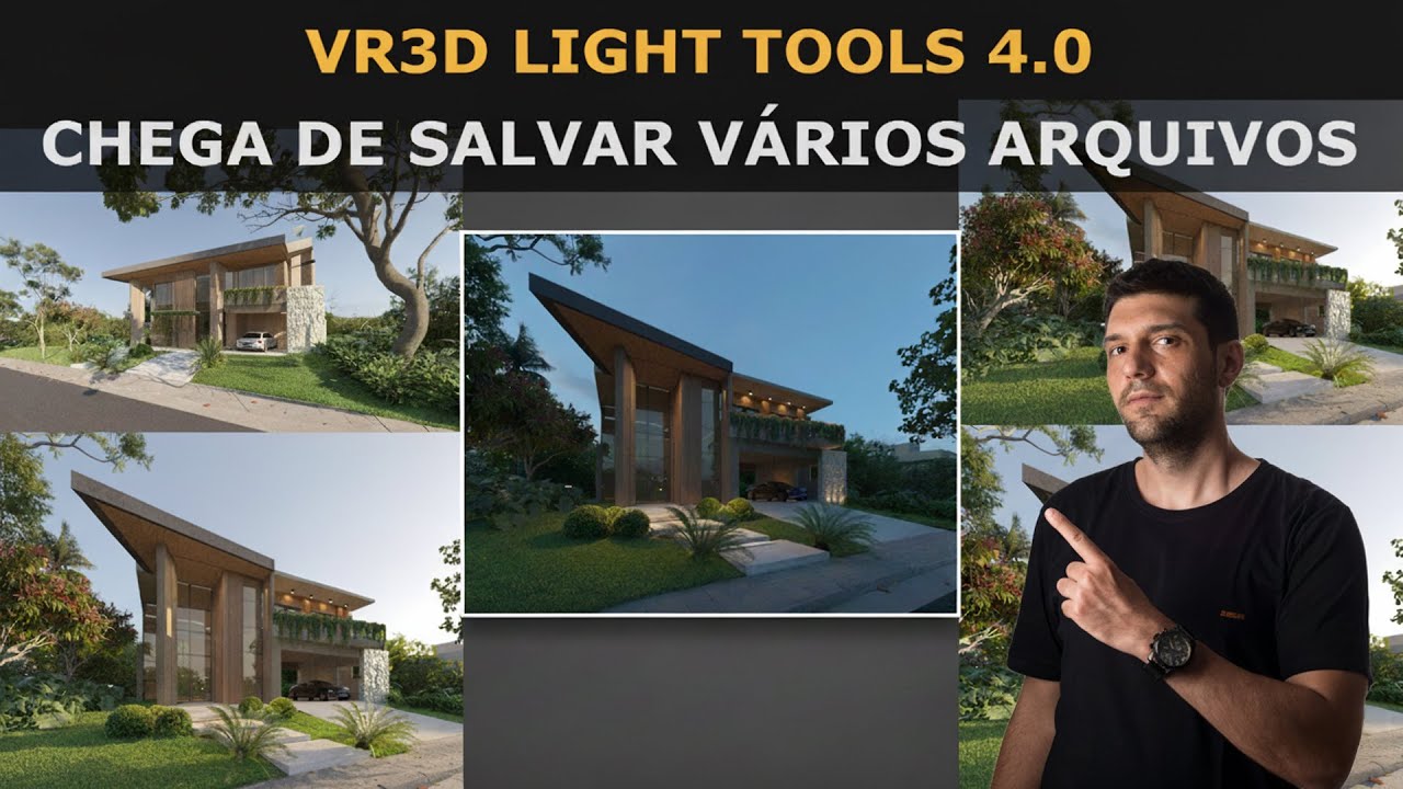 VR3D Light Tools 4.0 - CHEGA DE SALVAR VÁRIOS ARQUIVOS