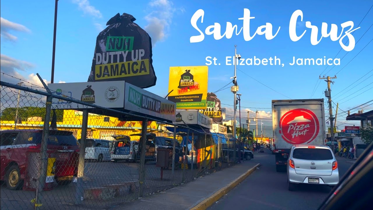 Driving Through Jamaica | A Quick Drive Through Santa Cruz , St. Elizabeth