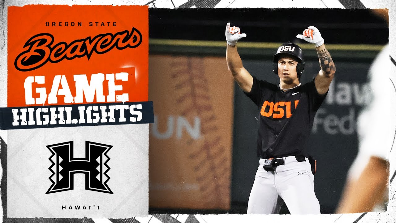 Oregon State Baseball Highlights: 5/2/25 vs. Hawai'i