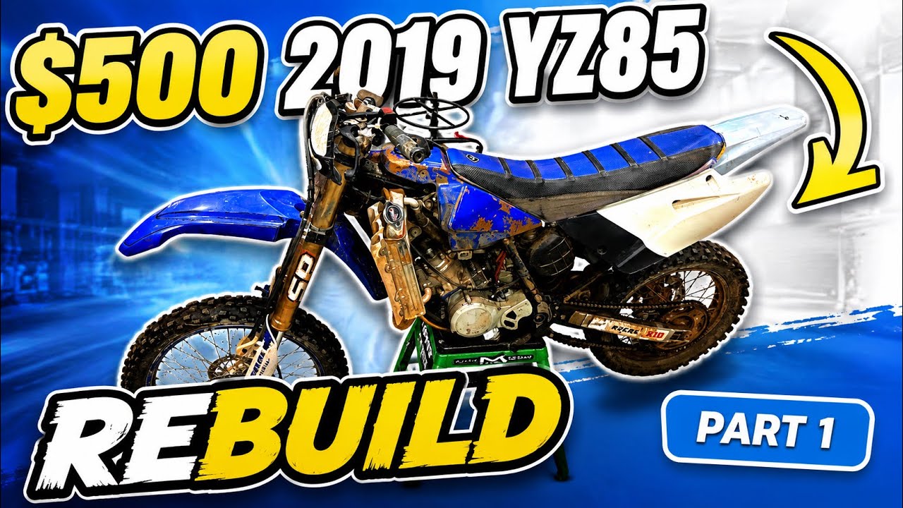 $500 2019 Yamaha YZ85 Rebuild : Part 1 Teardown