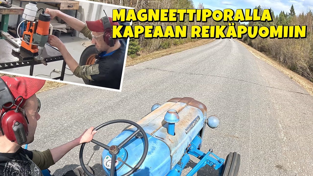 Dextaan vetolaitteen korjaus & Asfalttitestiä KUN keli salli!