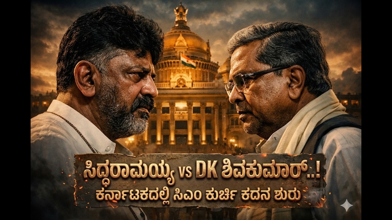 ಸಿದ್ದರಾಮಯ್ಯ vs ಡಿಕೆ ಶಿವಕುಮಾರ್..! ಕರ್ನಾಟಕದಲ್ಲಿ ಸಿಎಂ ಕುರ್ಚಿ ಕದನ ಶುರು..! CM VS DCM CHAIR FIGHT