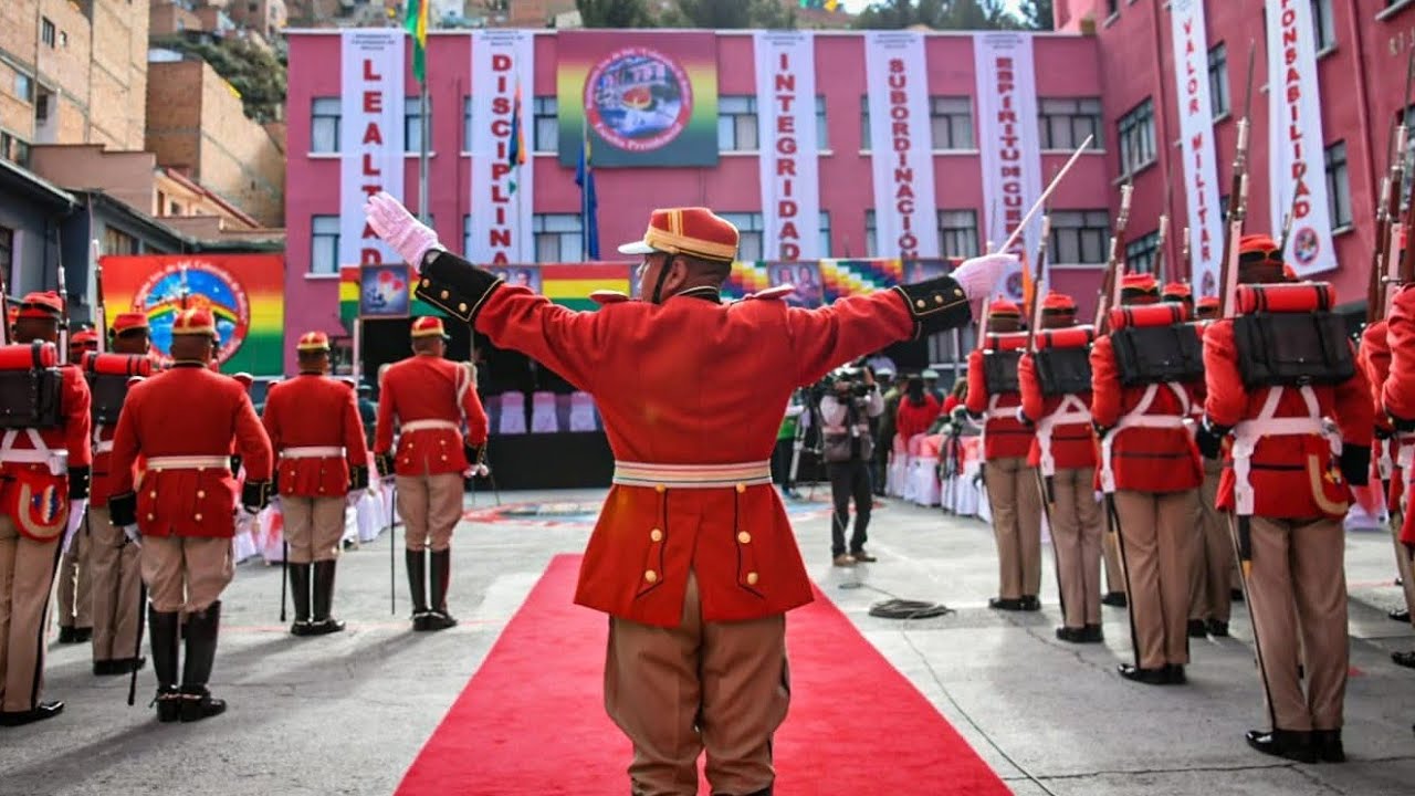 Posesión Presidencial R1 Infanteria COLORADOS de BOLIVIA 2025