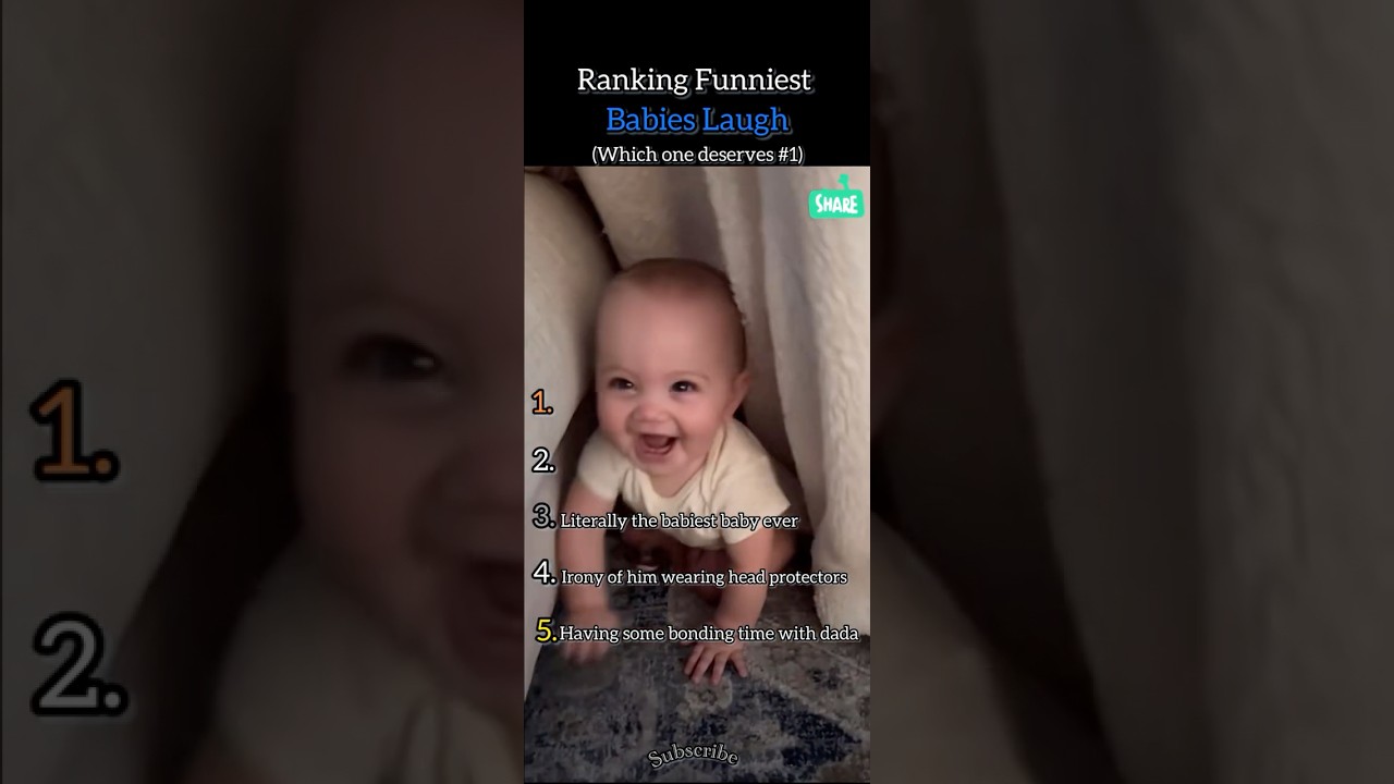 Ranking Funniest Babies Laugh