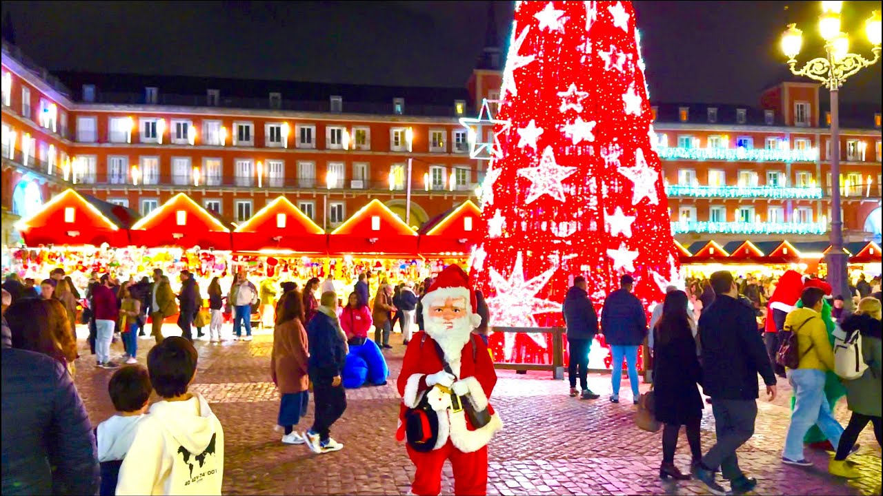 Madrid [4K] NAVIDAD en MADRID 2024 - Madrid Centro - LUCES de NAVIDAD y Felices Fiestas(Episodio2)
