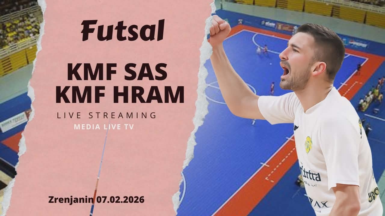 KMF SAS (Zrenjanin) - KMF Hram (Beograd) UŽIVO (07.02.2026)