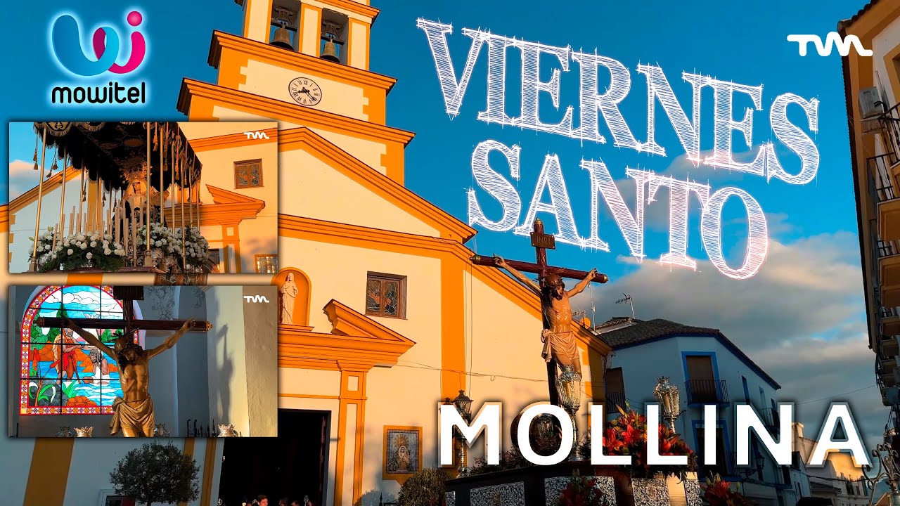 Viernes Santo 2025 en Mollina, Málaga | 4K  Semana Santa Andaluza