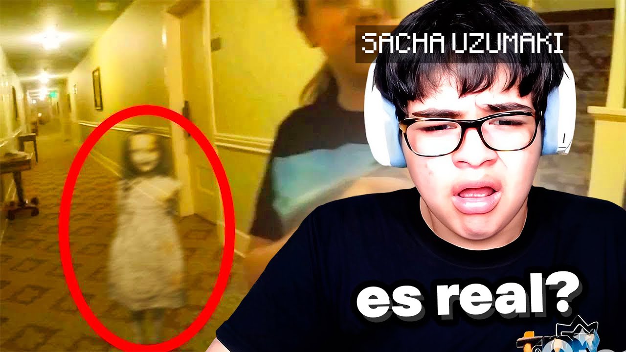 SACHA UZUMAKI REACCIONA A FANTASMAS  CAPTADOS EN CÁMARA😰😱