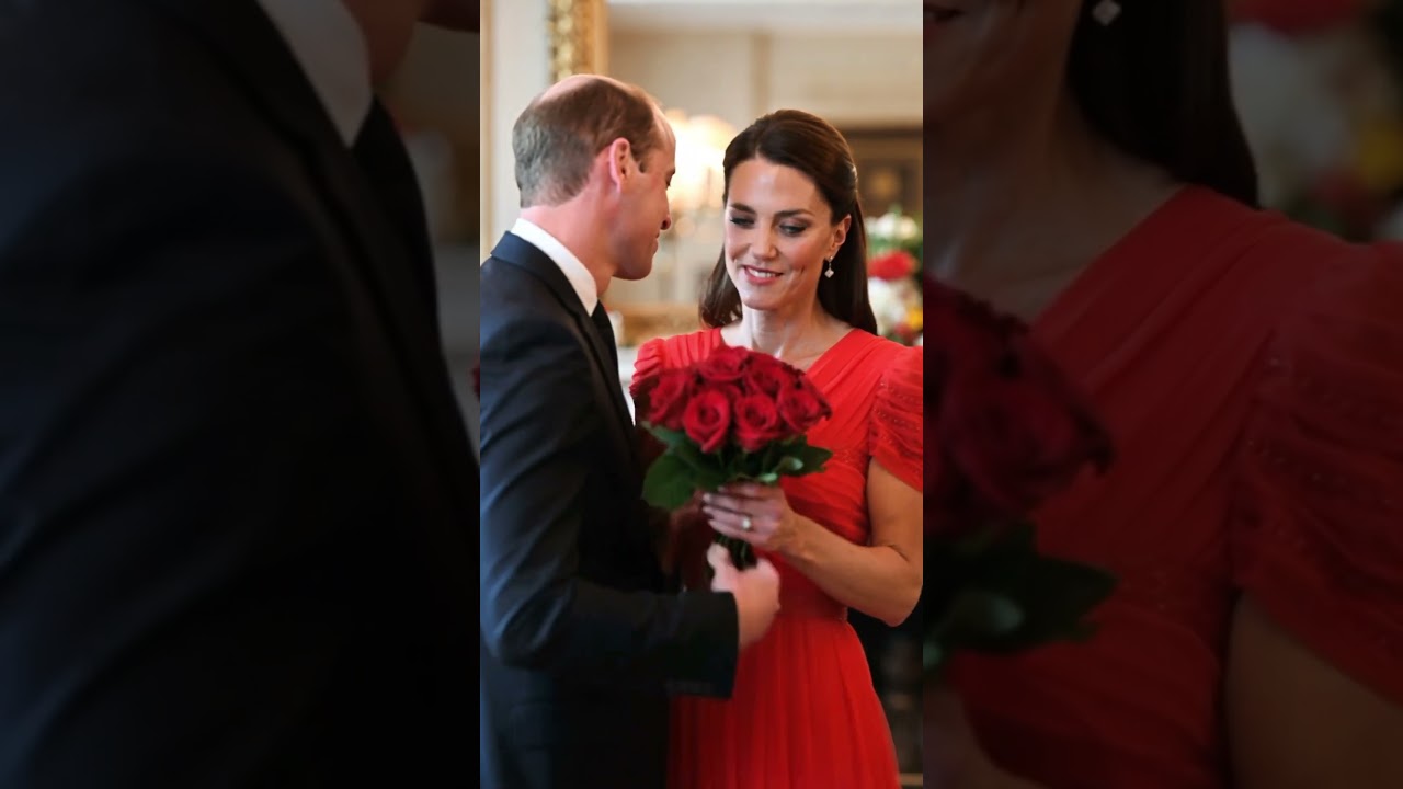 Prince William Surprises the Princess of Wales with Roses | Elegant Royal Moment