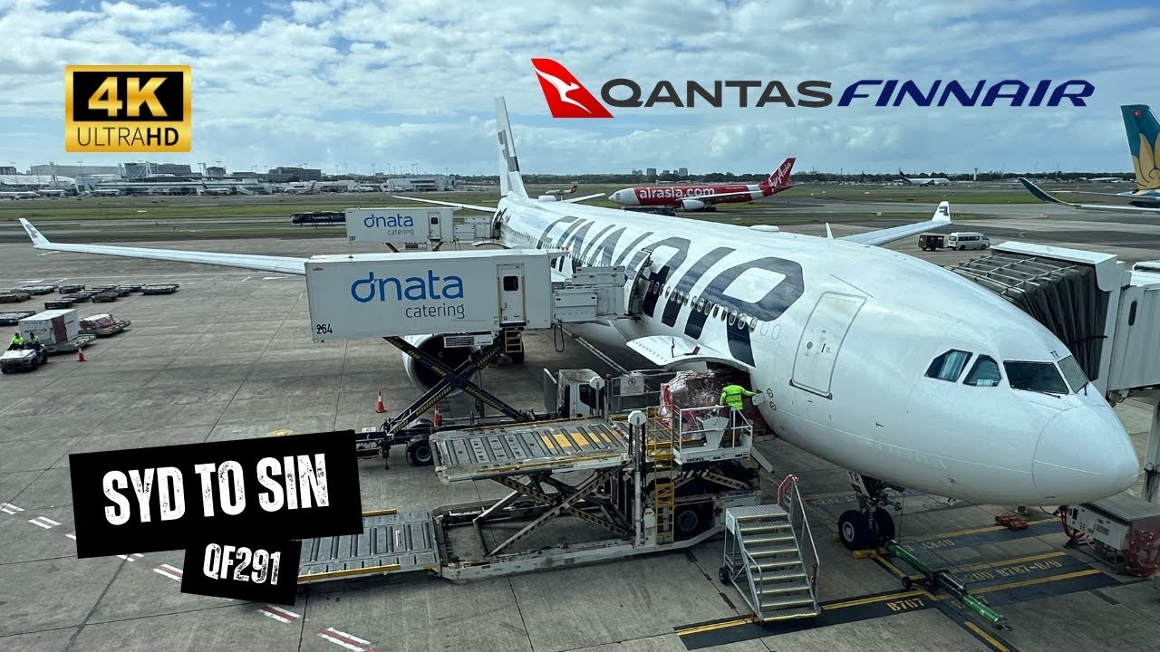 QANTAS/FINNAIR A330-300 QF291 Economy Class - Sydney to Singapore Flight Review (Mar 2024) (4K)