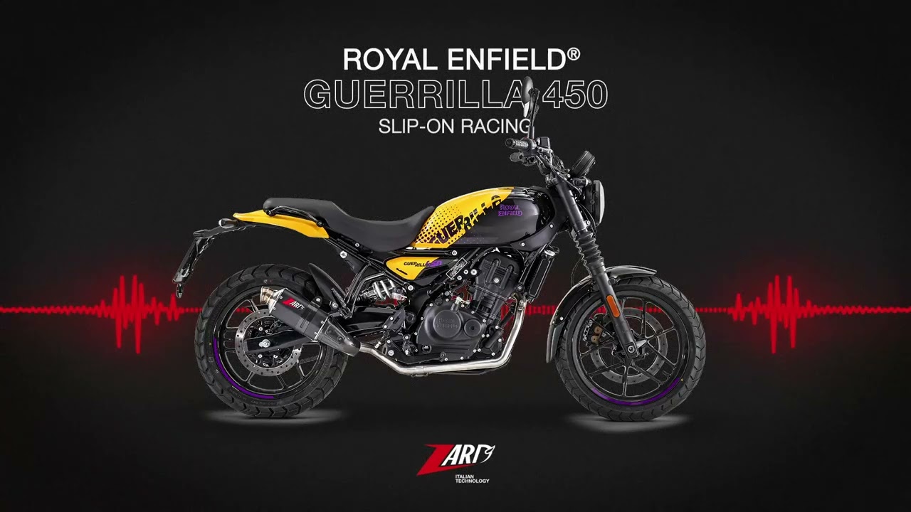 Zard for Royal Enfield Guerrilla 450 | Sound Slip-on racing