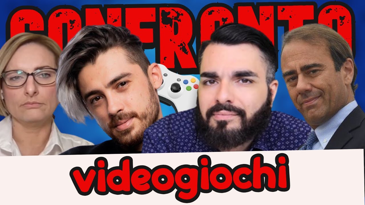 CONFRONTO POW3R-RAIDEN-SENATORE CANGINI-NICOLUCCI su SERVIZIO TG1 VIDEOGIOCHI