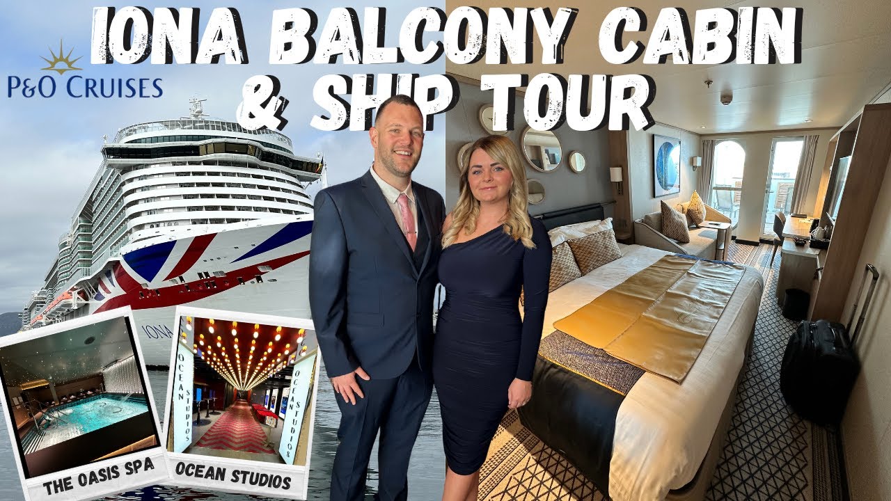 P&O Iona Balcony cabin & Full ship tour