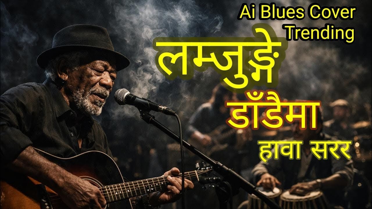 लमजुङ्गे डडाइँमा हावा सरारा I Lamjunge Dadaima Hawa Sarara I AI Blues Cover