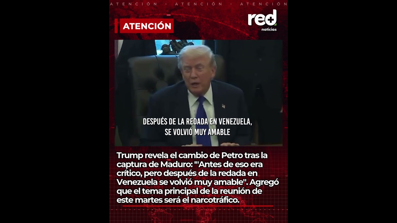 Donald Trump revela cambio de Gustavo Petro luego de la captura de Nicol&aacute;s Maduro