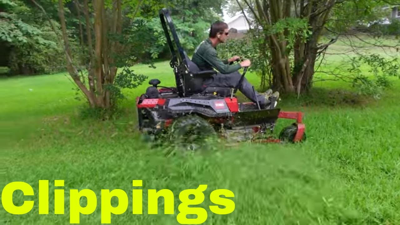 Haters Gonna Hate on This Mowing Tall Grass Video - Grass Clippings Nightmare