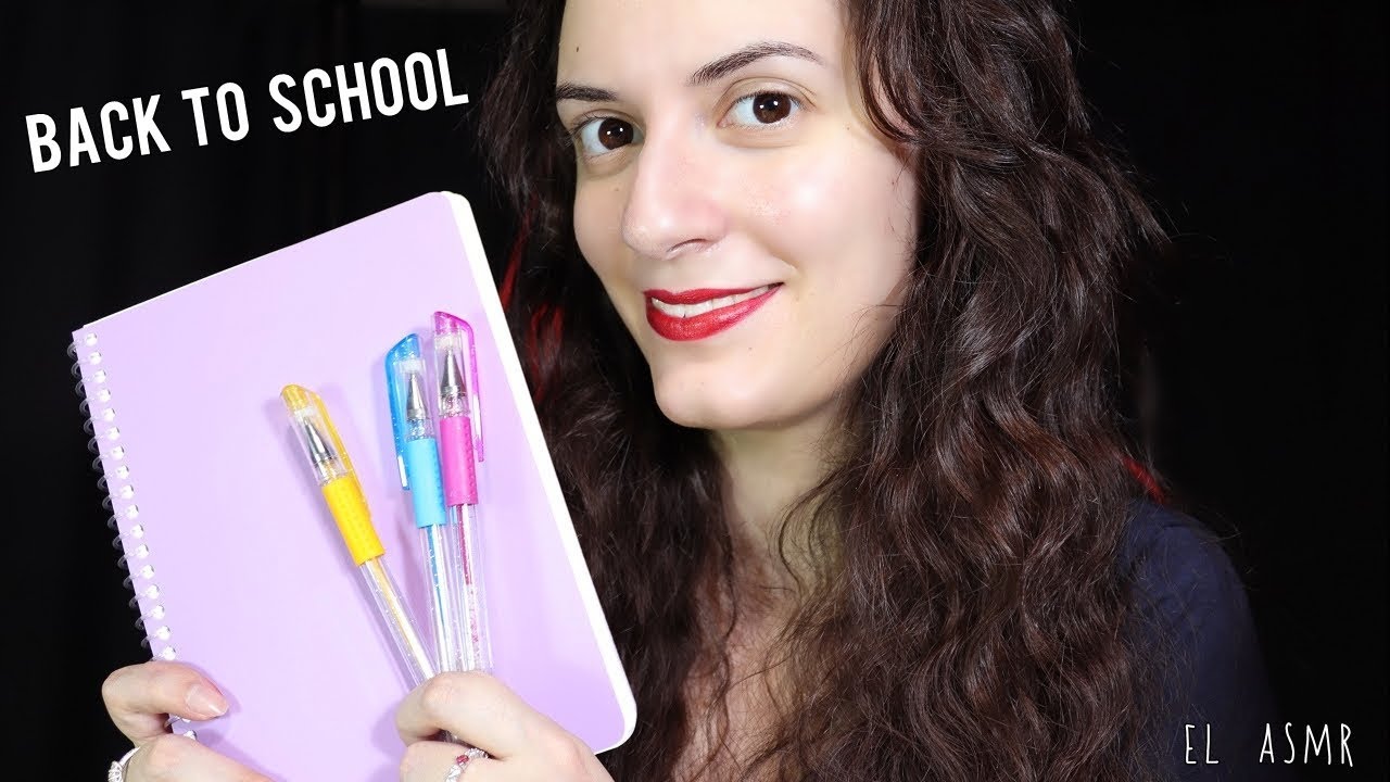 ARTICOLI SCOLASTICI NELLA CARTOLERIA RILASSANTE DI EL!💤 Roleplay ASMR ita