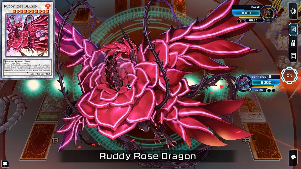 Yugioh Genesys: Black Rose Dragon