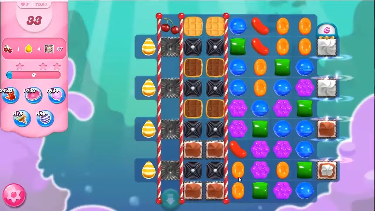 Candy Crush Saga LEVEL 7054 NO BOOSTERS