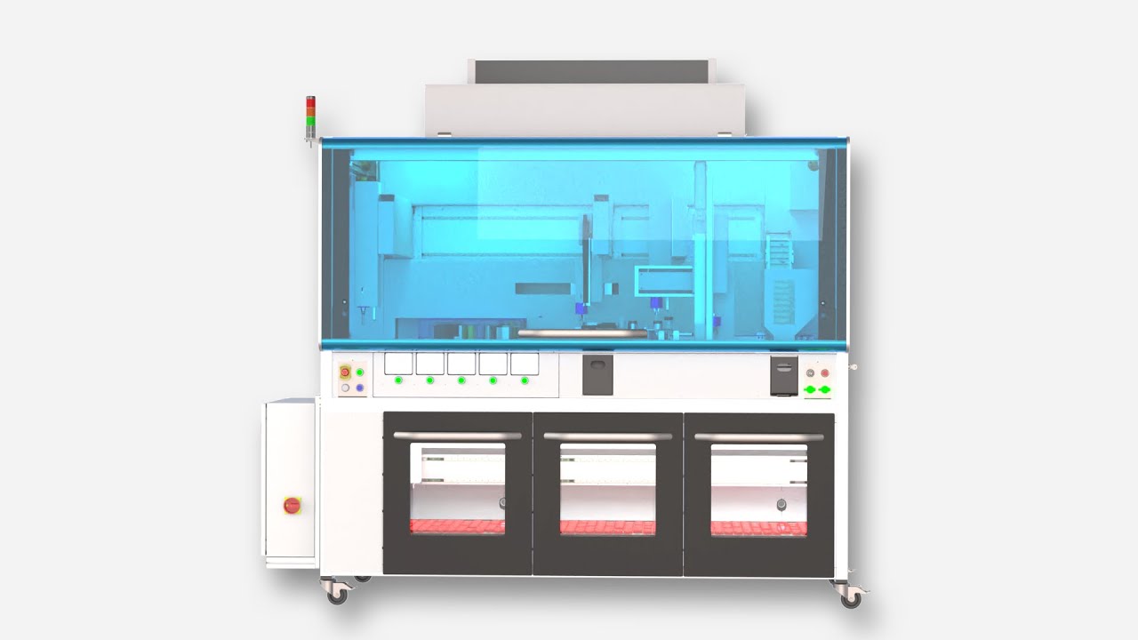 HTI & Mabtech – X-TubeProcessor® Proceed / FLEX in Action | Fully Automated Lab Filling