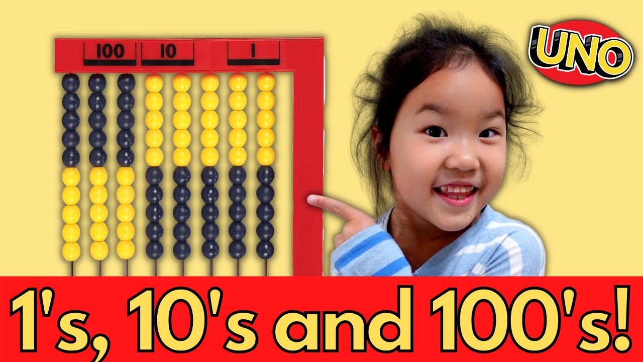 Gameschooling Math | PLACE VALUE game for Grade 2: Ones Tens and Hundreds with UNO