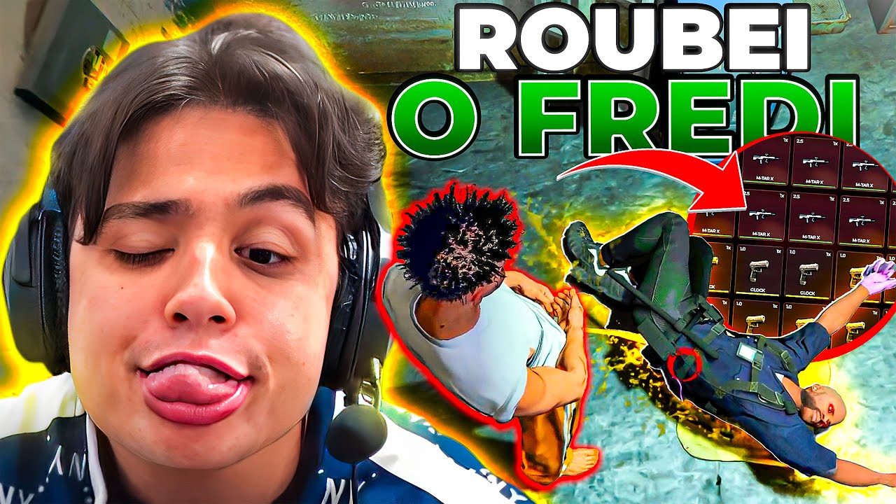 PAULINHO ROUBOU o QG do FREDI BRASIL no GTA RP! (Modder clips)