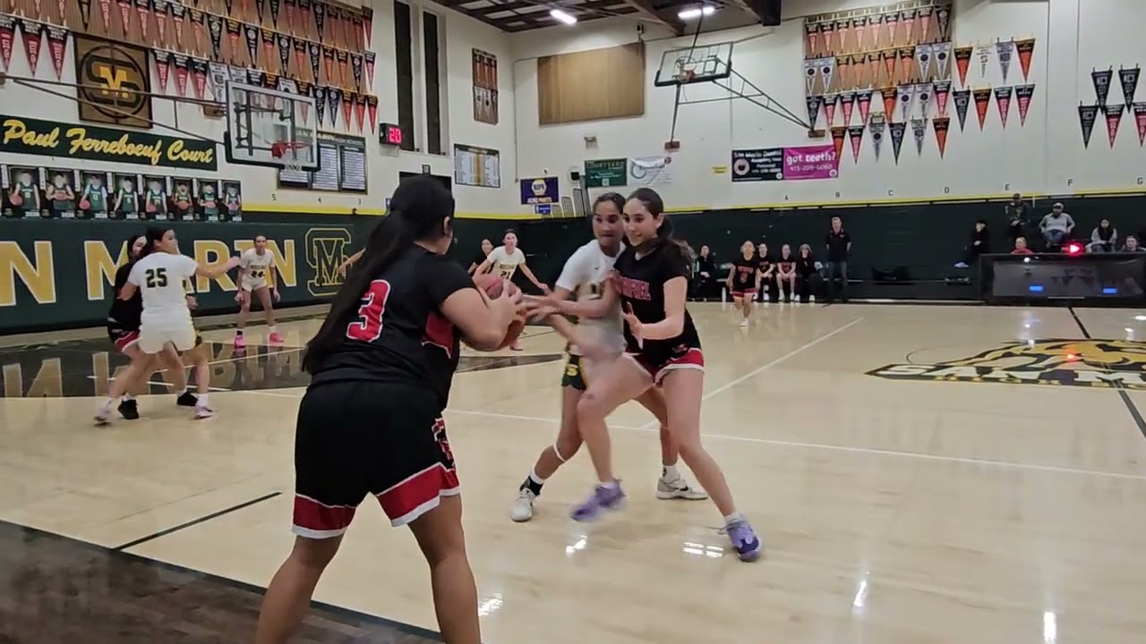 San Marin girls jv vs San Rafael 2nd half 