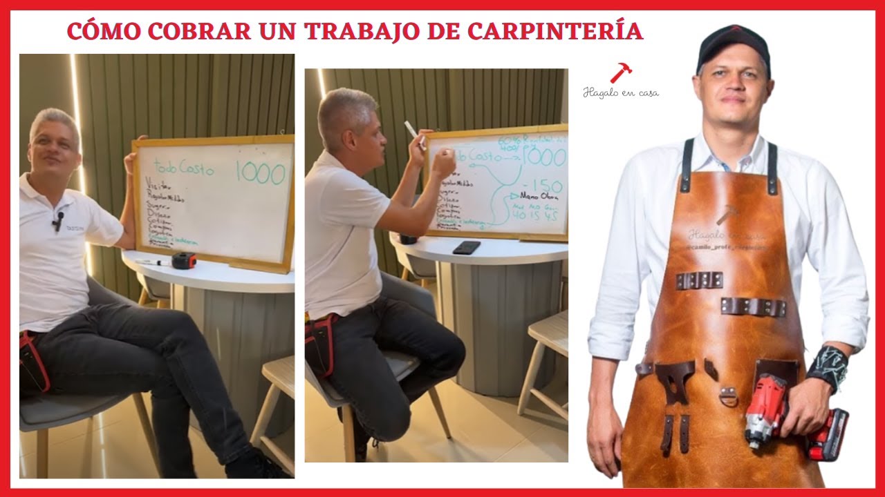 Cómo cobrar un trabajo de carpintería