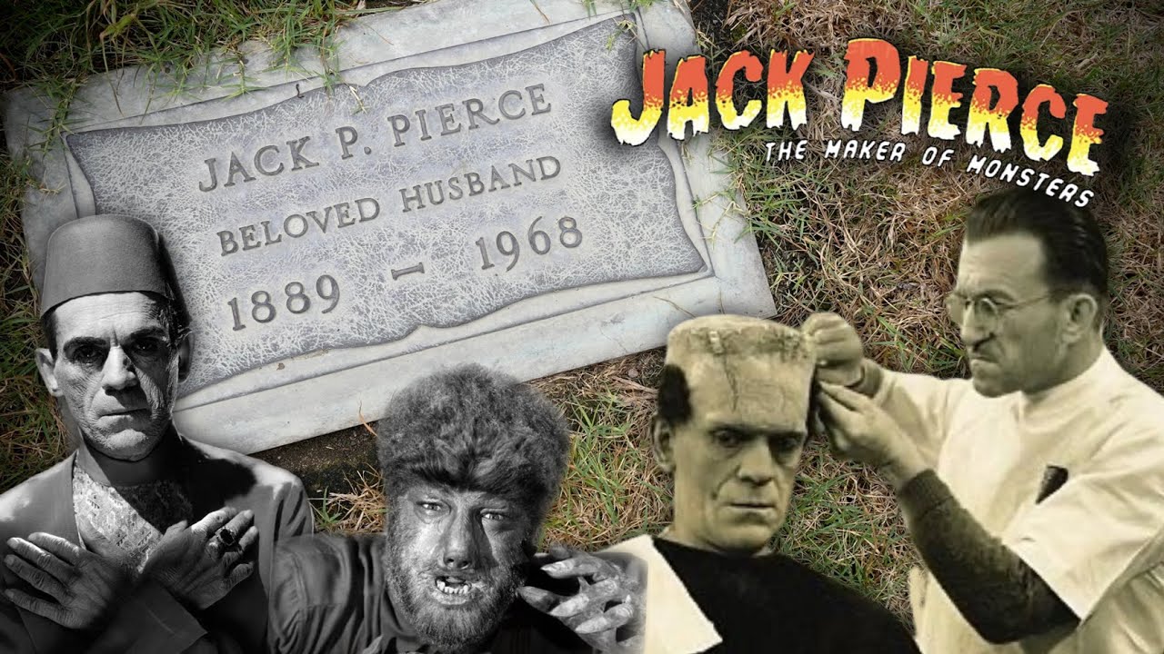 The Grave of Jack Pierce - The Maker of MONSTERS (Frankenstein, The Wolfman, The Mummy )  4K