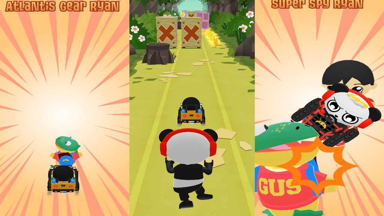 Tag With Ryan Combo Panda vs Tiger Ninja Ryan vs Go Cart vs Orange SUV New Gameplay!!
