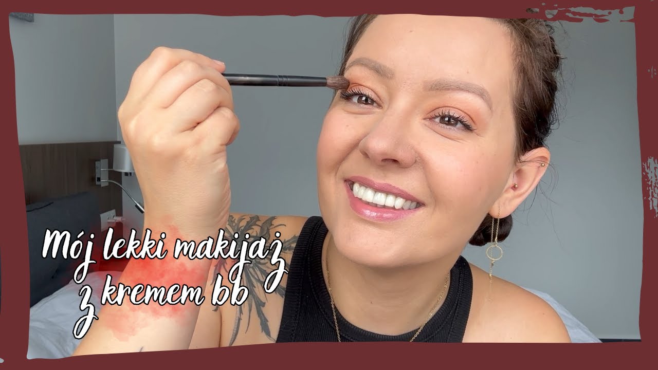 Lekki makijaż z kremem BB