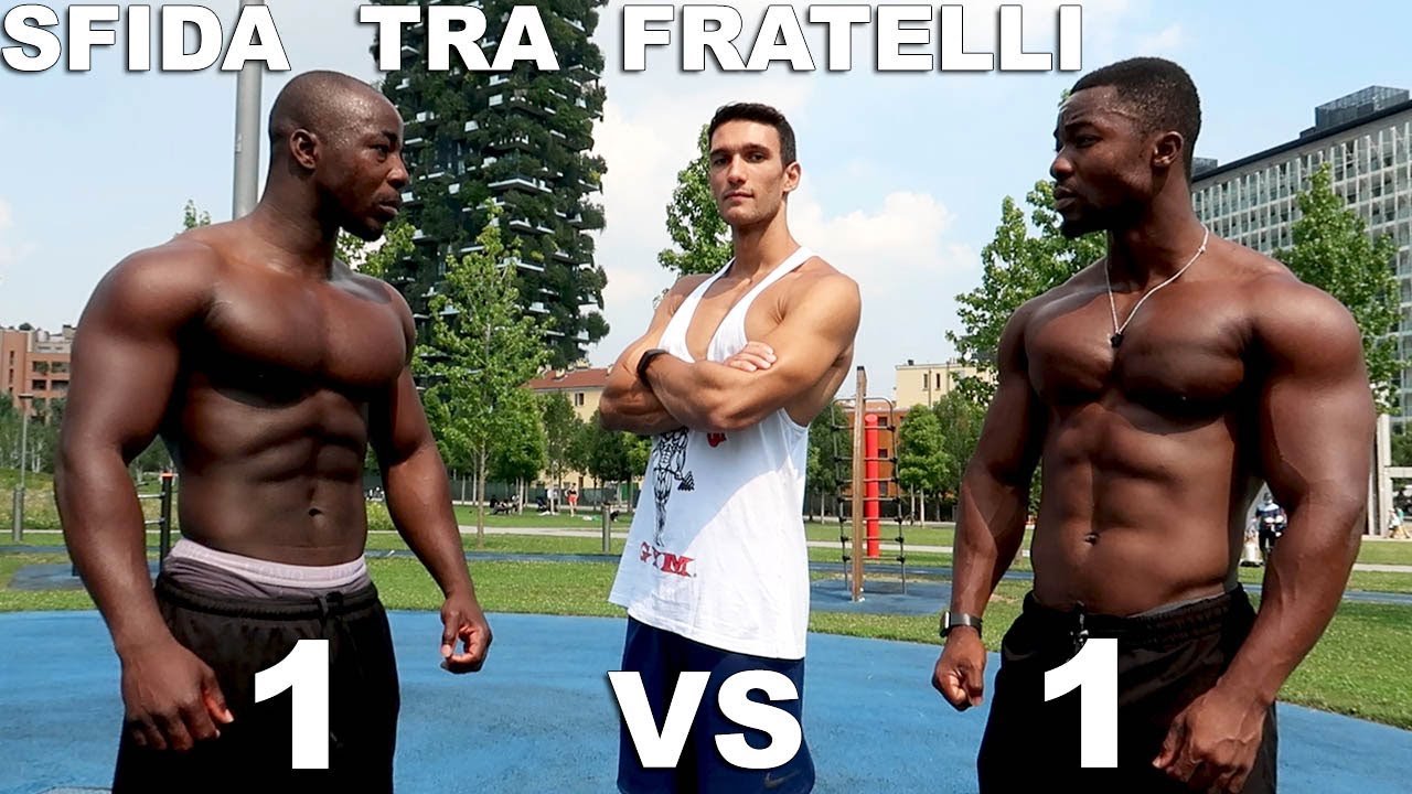 SFIDA TRA FRATELLI BUTTAFUORI PALESTRATI! 1 VS 1 EPICO!
