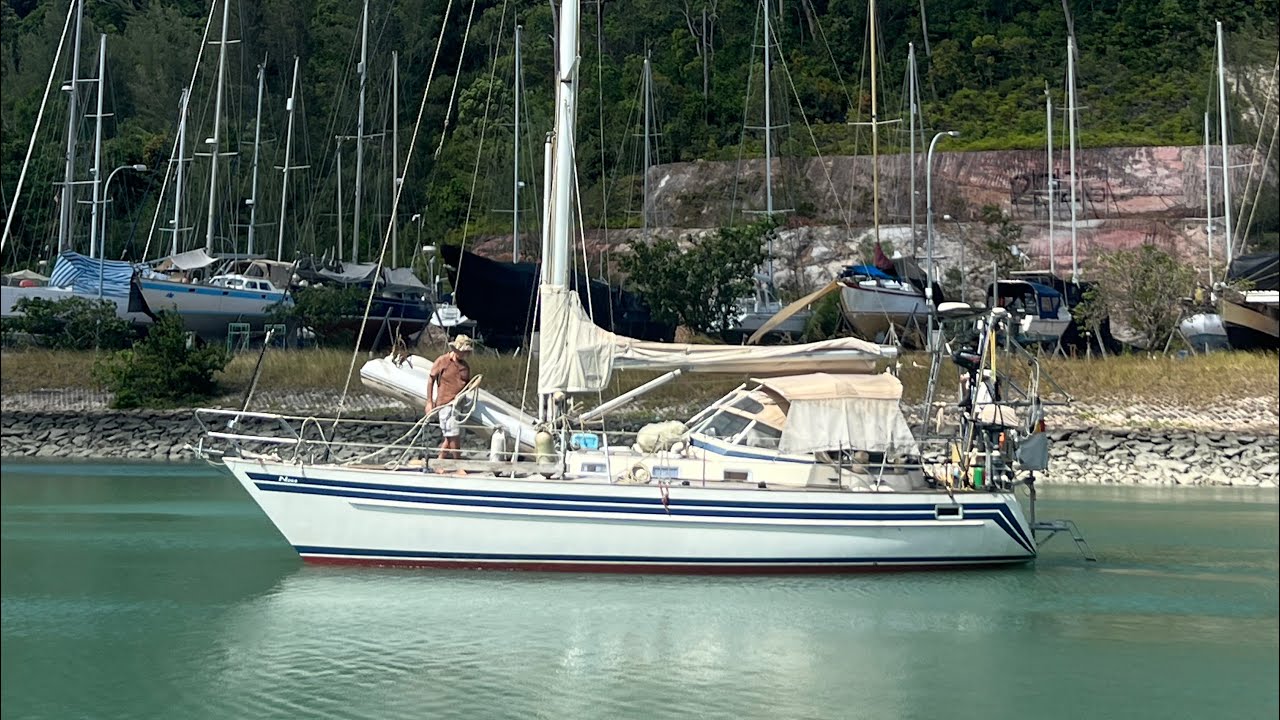 Seatrial and Survey day in a NAJAD 36 in Langkawi Malaysia 