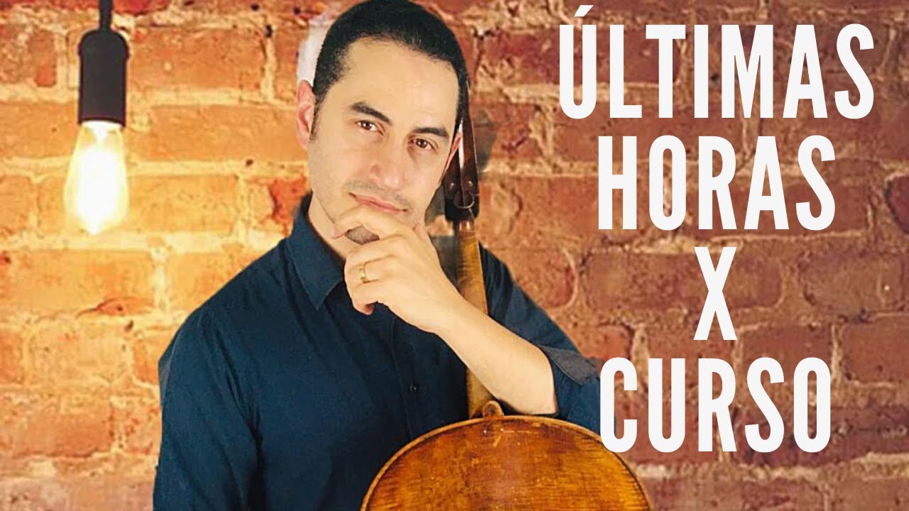&Uacute;LTIMAS HORAS | CURSO de VIOLONCELO ONLINE para INICIANTES - Prof. Boaz de Oliveira (Violoncelo)