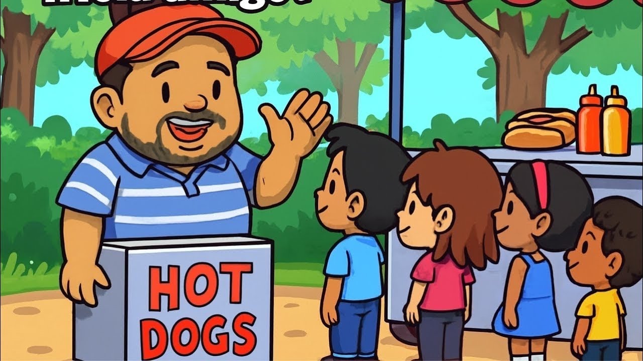 pastor Milton, reparte Hot Dog a niños de su barrio