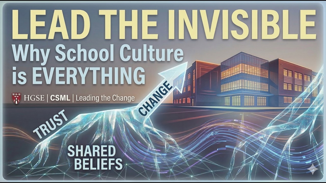 Leading School Culture: Why Change Begins with the Invisible (HGSE | CSML Reflection)