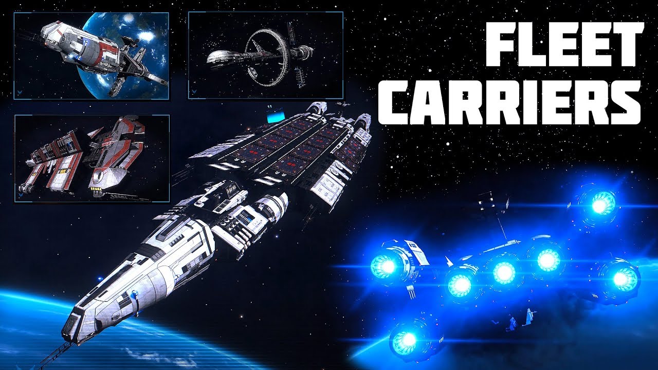 Elite Dangerous: Fleet Carriers Detailed, Plus Huge New Support Ships - Mining, Combat, Exploration