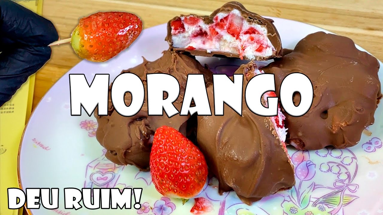 DESAFIO: MORANGO 🍓 Bombom PERFEITO X CARAMELIZADO Deu Ruim!