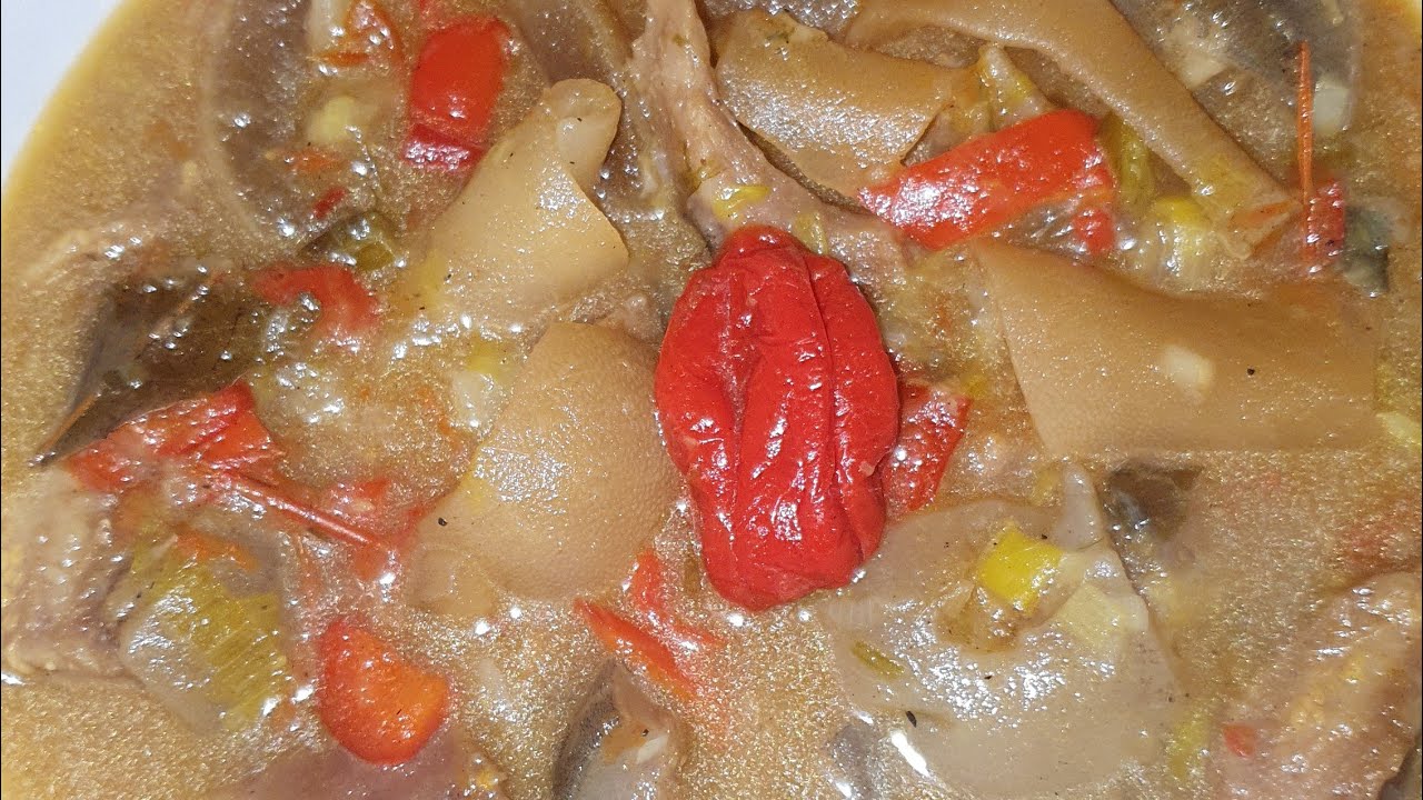 Comment faire poso ya Ngombe//How to make cow skin 👌