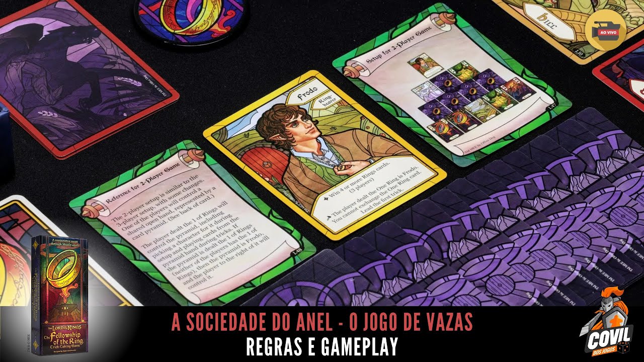 O Senhor dos An&eacute;is: A Sociedade do Anel - O Jogo de Vazasl -  Regras e Gameplay