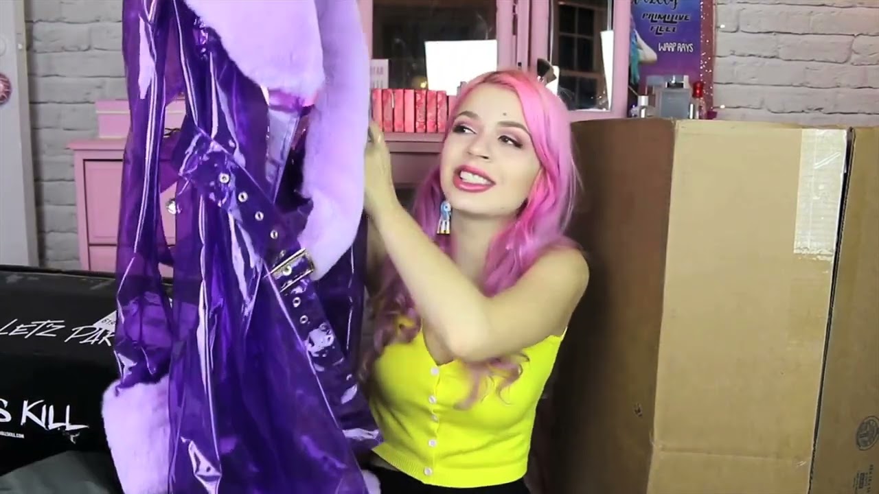 Purple PVC Raincoats