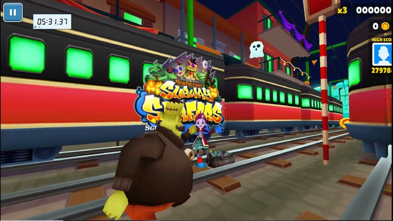 Compilation Subway Surfers New Orleans /2014/ Scarlett Halloween Special Gameplay Mod Apk /2024/