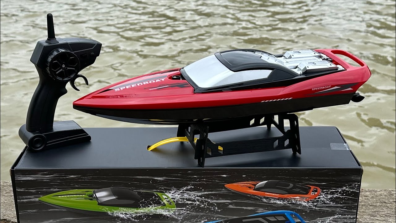 Unboxing Speedboat & Shark : From Unboxing to Real Lake Adventure!